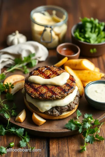 Ultimate Cheesy Garlic Crack Burger ingredients