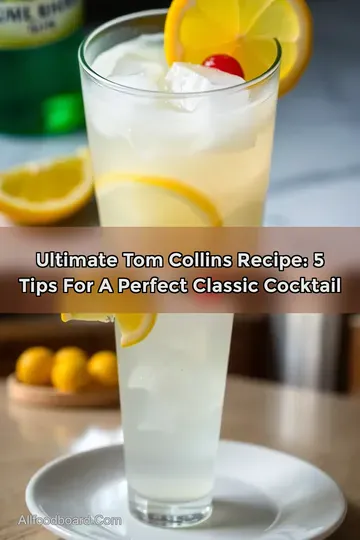 Ultimate Tom Collins Recipe: 5 Tips for a Perfect Classic Cocktail
