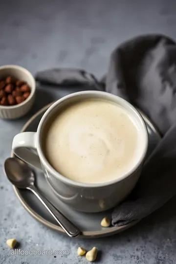 Velvety White Chocolate Latte: A Creamy Indulgence presentation