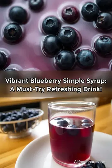 Vibrant Blueberry Simple Syrup: A Must-Try Refreshing Drink!