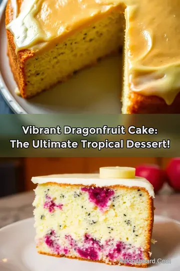 Vibrant Dragonfruit Cake: The Ultimate Tropical Dessert!
