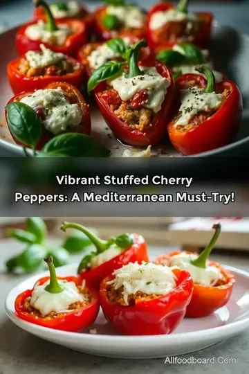 Vibrant Stuffed Cherry Peppers: A Mediterranean Must-Try!