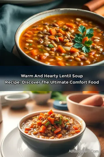 Warm and Hearty Lentil Soup Recipe: Discover the Ultimate Comfort Food
