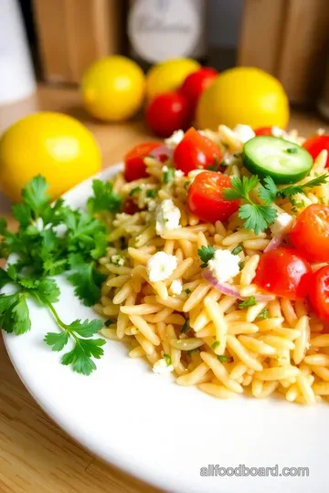 Zesty Lemon Herb Orzo Salad steps