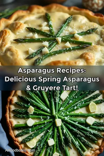 Asparagus Recipes: Delicious Spring Asparagus & Gruyere Tart! : PIN FOR LATER Asparagus Recipes: Delicious Spring Asparagus & Gruyere Tart!