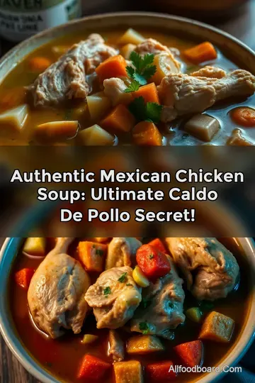 Authentic Mexican Chicken Soup: Ultimate Caldo de Pollo Secret! : PIN FOR LATER Authentic Mexican Chicken Soup: Ultimate Caldo de Pollo Secret!