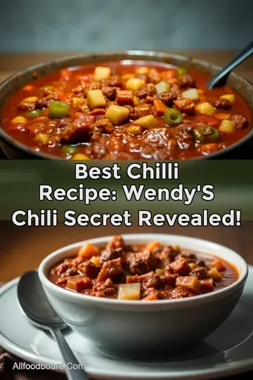 Best Chilli Recipe: Wendy' s Chili Secret REVEALED! : PIN FOR LATER Best Chilli Recipe: Wendy' s Chili Secret REVEALED!