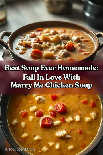 Best Soup Ever Homemade: Fall in Love with Marry Me Chicken Soup : PIN FOR LATER Best Soup Ever Homemade: Fall in Love with Marry Me Chicken Soup
