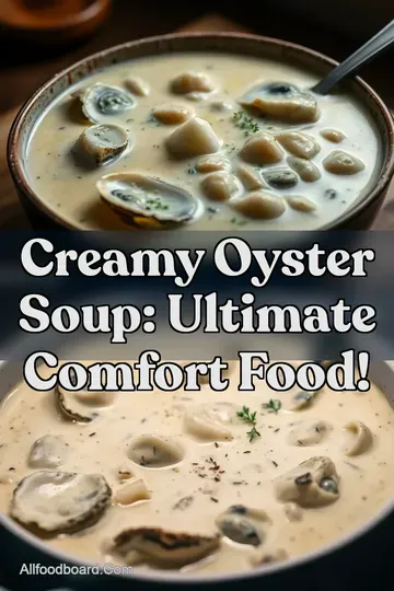 Creamy Oyster Soup: Ultimate Comfort Food! : PIN FOR LATER Creamy Oyster Soup: Ultimate Comfort Food!