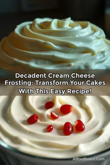 Decadent Cream Cheese Frosting: Transform Your Cakes with This Easy Recipe! : PIN FOR LATER Decadent Cream Cheese Frosting: Transform Your Cakes with This Easy Recipe!