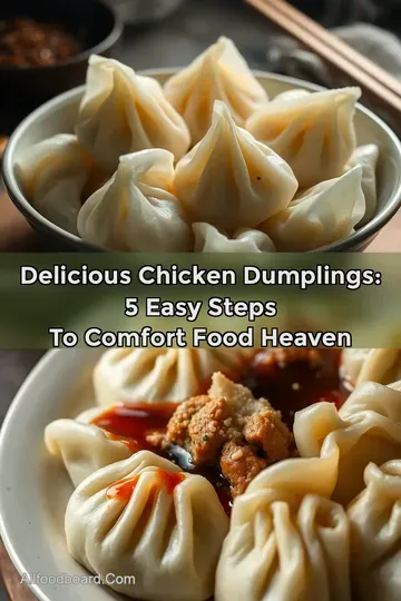 Delicious Chicken Dumplings: 5 Easy Steps to Comfort Food Heaven : PIN FOR LATER Delicious Chicken Dumplings: 5 Easy Steps to Comfort Food Heaven