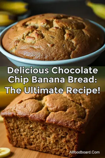 Delicious Chocolate Chip Banana Bread: The Ultimate Recipe! : PIN FOR LATER Delicious Chocolate Chip Banana Bread: The Ultimate Recipe!