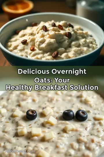 Delicious Overnight Oats: Your Healthy Breakfast Solution : PIN FOR LATER Delicious Overnight Oats: Your Healthy Breakfast Solution