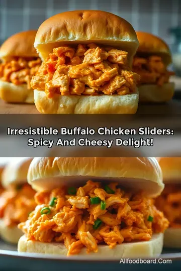 Irresistible Buffalo Chicken Sliders: Spicy and Cheesy Delight! : PIN FOR LATER Irresistible Buffalo Chicken Sliders: Spicy and Cheesy Delight!