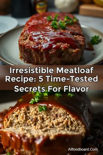 Irresistible Meatloaf Recipe: 5 Time-Tested Secrets for Flavor : PIN FOR LATER Irresistible Meatloaf Recipe: 5 Time-Tested Secrets for Flavor