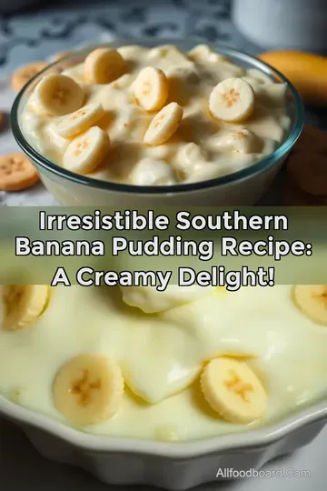 Irresistible Southern Banana Pudding Recipe: A Creamy Delight! : PIN FOR LATER Irresistible Southern Banana Pudding Recipe: A Creamy Delight!