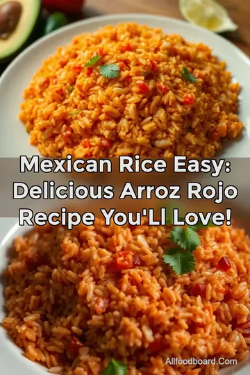 Mexican Rice Easy: Delicious Arroz Rojo Recipe You' ll Love! : PIN FOR LATER Mexican Rice Easy: Delicious Arroz Rojo Recipe You' ll Love!