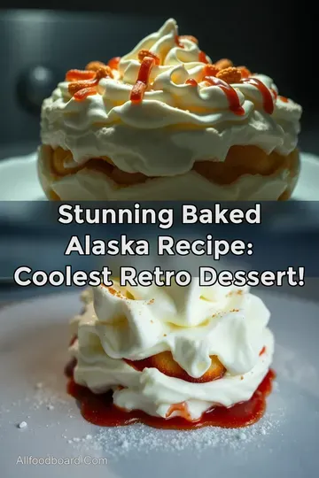 Stunning Baked Alaska Recipe: Coolest Retro Dessert! : PIN FOR LATER Stunning Baked Alaska Recipe: Coolest Retro Dessert!