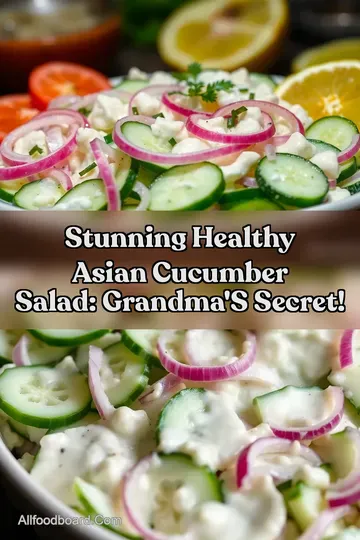 Stunning Healthy Asian Cucumber Salad: Grandma' s Secret! : PIN FOR LATER Stunning Healthy Asian Cucumber Salad: Grandma' s Secret!