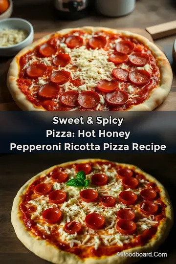 Sweet & Spicy Pizza: Hot Honey Pepperoni Ricotta Pizza Recipe : PIN FOR LATER Sweet & Spicy Pizza: Hot Honey Pepperoni Ricotta Pizza Recipe