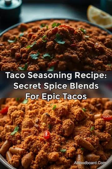 Taco Seasoning Recipe: Secret Spice Blends for Epic Tacos : PIN FOR LATER Taco Seasoning Recipe: Secret Spice Blends for Epic Tacos