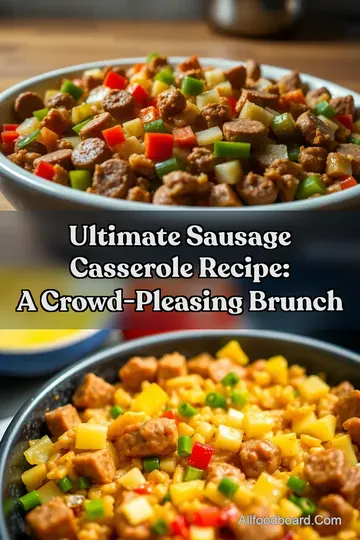 Ultimate Sausage Casserole Recipe: A Crowd-Pleasing Brunch : PIN FOR LATER Ultimate Sausage Casserole Recipe: A Crowd-Pleasing Brunch