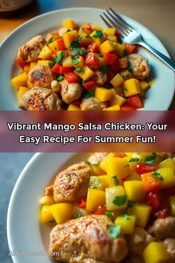 Vibrant Mango Salsa Chicken: Your Easy Recipe for Summer Fun! : PIN FOR LATER Vibrant Mango Salsa Chicken: Your Easy Recipe for Summer Fun!