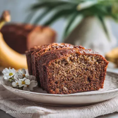 Delicious Banana Bread With 2 Bananas in 70 Minutes
