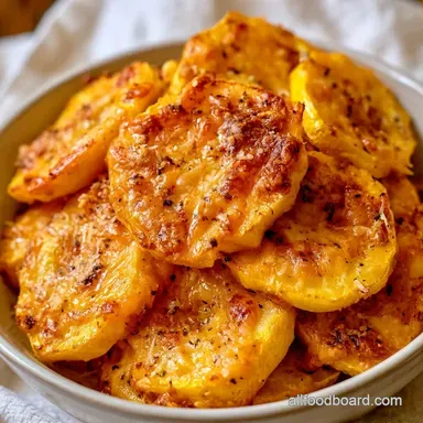 2-Ingredient Baked Yellow Squash in 20 Min Recipe Card