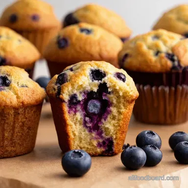 Easy Homemade Blueberry Muffins in 20 My Quick Recipe Recipe Card