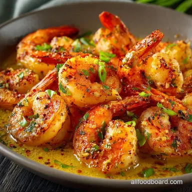 Sensational Cajun Shrimp with Garlic Butter Sauce Ready in 25 Minutes Recipe Card