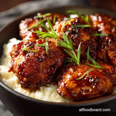 Sticky Honey Garlic Chicken The Best 5 Ingredient Crockpot Meals Recipe Card