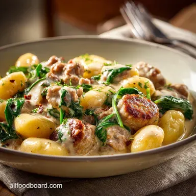 5Ingredient Easy Dinner Recipes Creamy Sausage Gnocchi 25 Mins