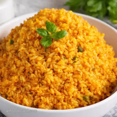 Abuelas Best Spanish Rice Authentic Easy Recipe Recipe Card