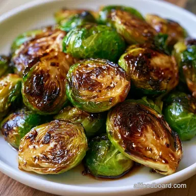 Air Fryer Brussels Sprouts in 20 Minutes Recipe Card