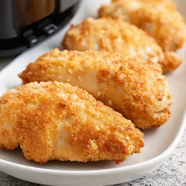 Air Fryer Parmesan Chicken Crispy Easy DeliStyle Recipe Card
