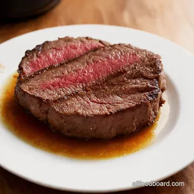 Air Fryer Round Steak Quick Weeknight Dinner Recipe Card