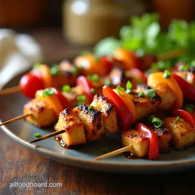 Aloha Skewers Easy Hawaiian Teriyaki Chicken Kabobs Recipe Card