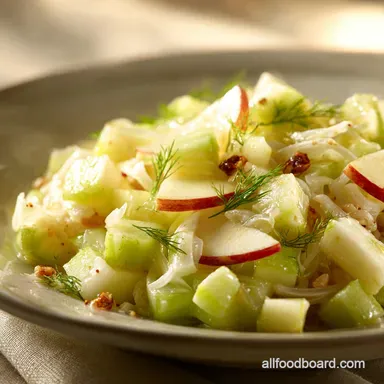 Fresh Apple Salad with Celery and Fennel: The Crunch Factor Recipe Card