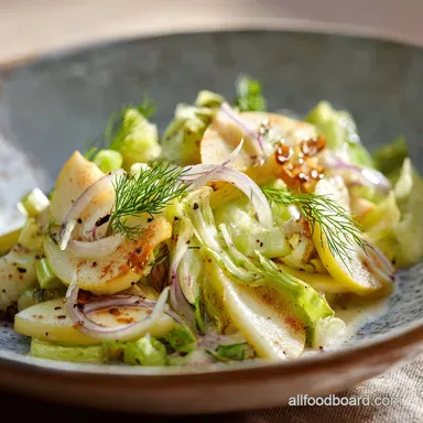 Fresh Apple Salad with Celery and Fennel: The Crunch Factor