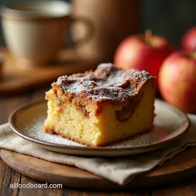 The Ultimate Apple Cinnamon Coffee Cake Recipe with Streusel Recipe Card