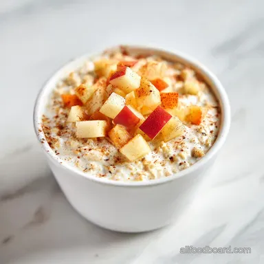 Apple Cinnamon Overnight Oats: Meal Prep Recipe Card
