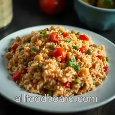 Arroz con Gandules: A Heartwarming Puerto Rican Rice Recipe Recipe Card