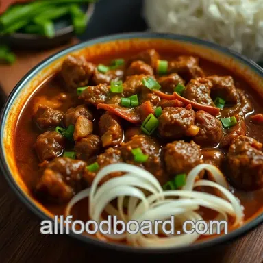 Authentic Beef Rendang: A Flavorful Journey to Indonesia Recipe Card