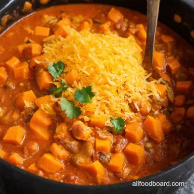 Autumns Embrace My Best Butternut Squash Chili Recipe Recipe Card
