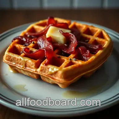 Bacon-Wrapped Wonder Waffles: A Unique Twist on Breakfast Recipe Card