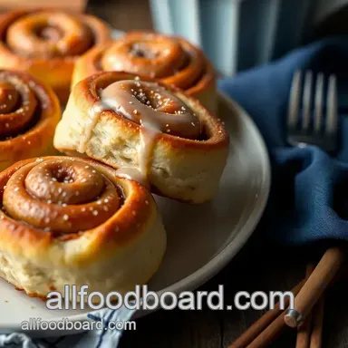 Savory Breakfast Sausage Cinnamon Rolls with Maple Glaze: A Family Favorite Recipe Card