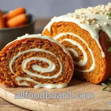 Deliciously Spiced Carrot Cake Roll with Creamy Frosting: A Family Favorite