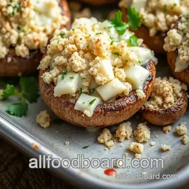 Bake Creamy Mushrooms for Exciting Appetizers Recipe Card