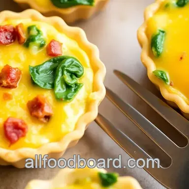 Bake Eggy Mini Quiches: Quick & Delicious Recipe Card